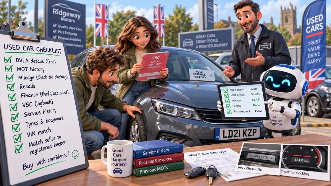 Buying a Used Car Checklist UK: What to Check Before You Buy