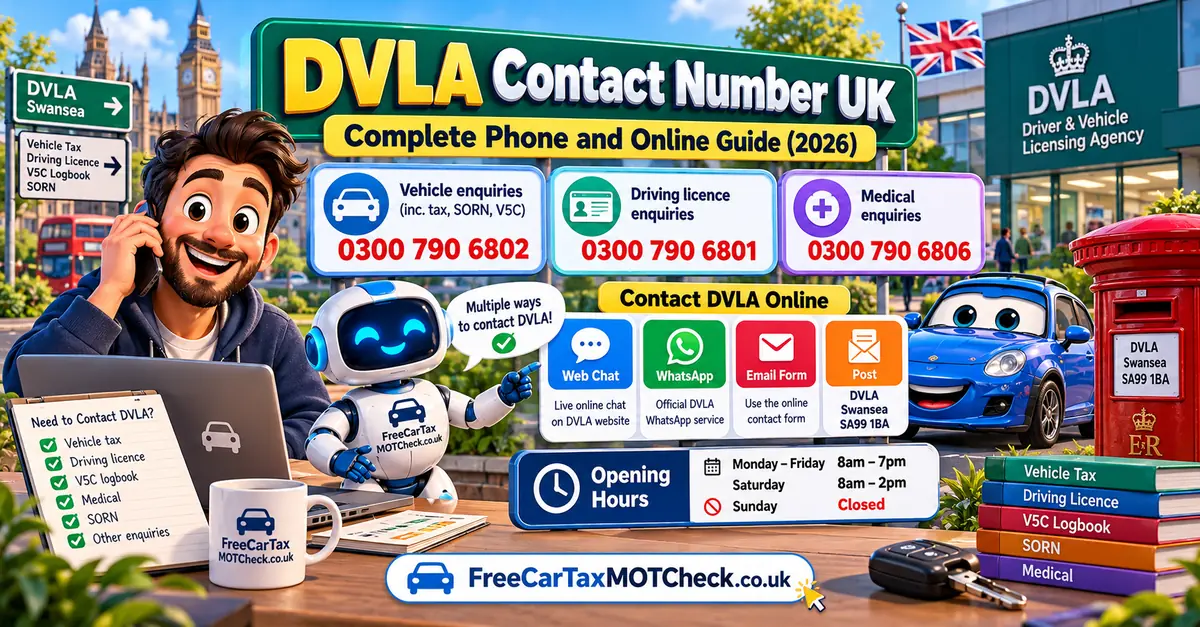 DVLA Contact Number UK: Complete Phone and Online Guide (2026)