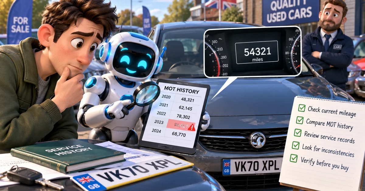 How to Check a Car's Mileage for Free: A Buyer's Checklist