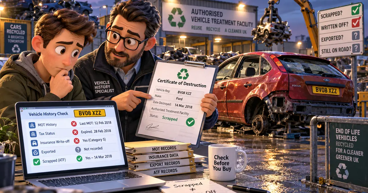 How to Check If a Car Has Been Scrapped in the UK